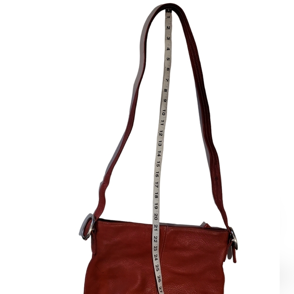 Tignanello Red Leather Bag - Picture 3 of 8